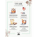 Onair cocktail recipe card with four drink illustrations and text. - Image