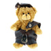 Teddy bear dressed in Scottish Outlander attire with a kilt, sporran, and Tam on a white background - Image