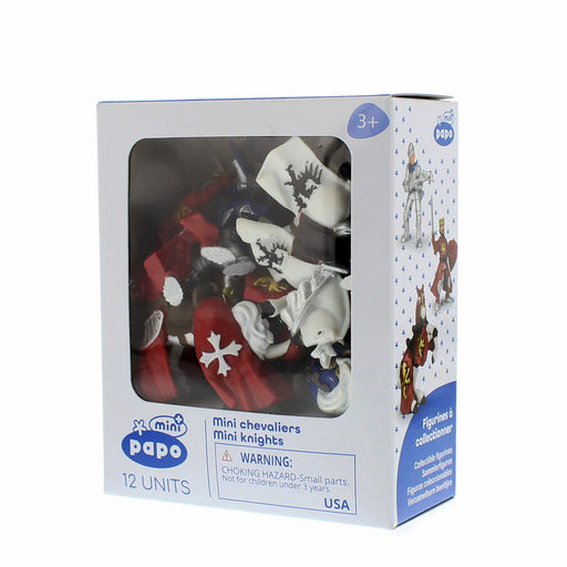Papo toy packaging with mini knights figures on a white background - Image