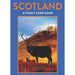 Card game box titled 'Scotland - A Family Card Game' with a deer illustration on a blue background - Image