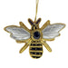 Hanging decoration of a bee with embroidered beads - Image