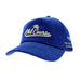 Blue cord baseball cap with cream embroidery 'The Old Course'. - Image