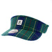 Official green tartan of St Andrews visor on a white background - Image