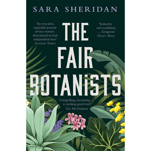 Book cover of 'The Fair Botanists' with floral design and text - Image