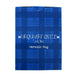 Blue plaid packaging for Urquhart Castle Loch Ness ceramic mug on a white background - Image