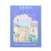 Neon Magpie card packaging with a snowy Vennel Street illustration on a blue background - Image