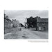 Grayscale photograph of an old rural Scottish town  - Image