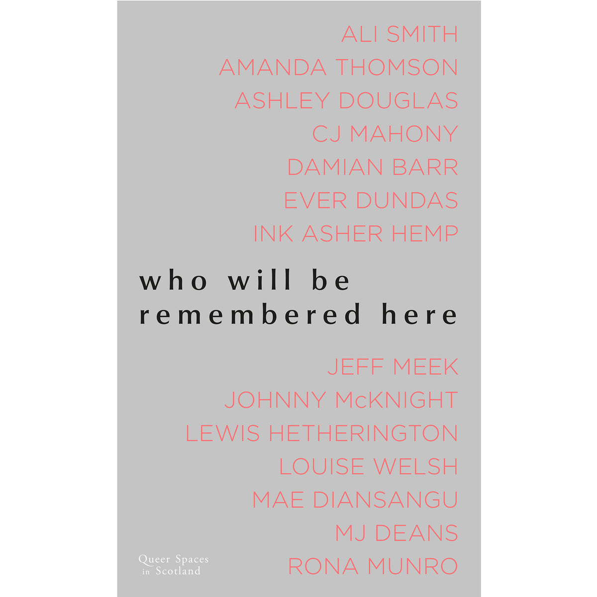 Who Will Be Remembered Here Queer Spaces in Scotland — Historic