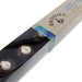 A long, angled view of a Brodies Minty Snowmen chocolate box. The packaging features a clear window showing two chocolate snowmen with white frosting and black eyes, set against a clean white background. - Image