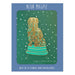Pack of Christmas Cards with gold foil depicting Greyfriars Bobby.  - Image