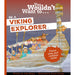 Book cover of 'You Wouldn't Want to Be a Viking Explorer' with illustration of vikings on a boat. - Image