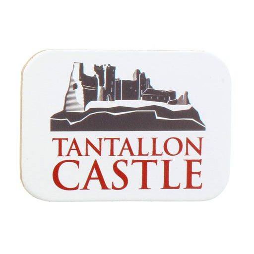 tantallon castle leather magnet rectangular