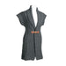 Belted Cardigan charcoal