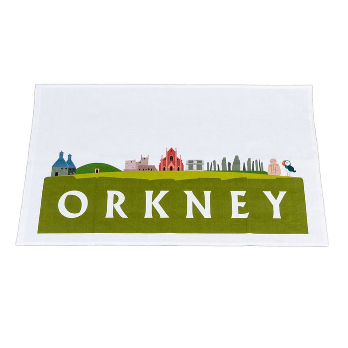 Orkney tea towel