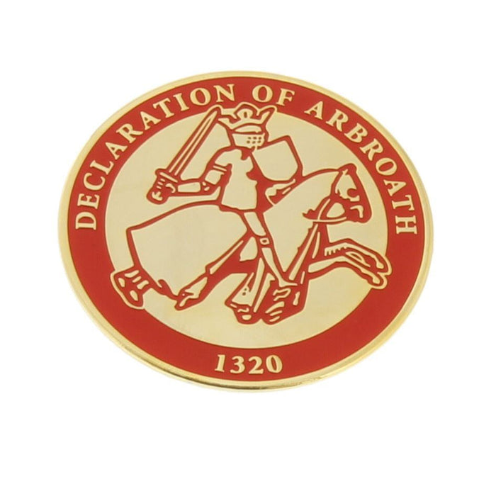 Declaration of Arbroath Seal Pin Badge