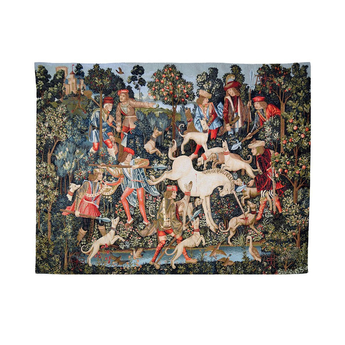 Unicorn at bay tapestry