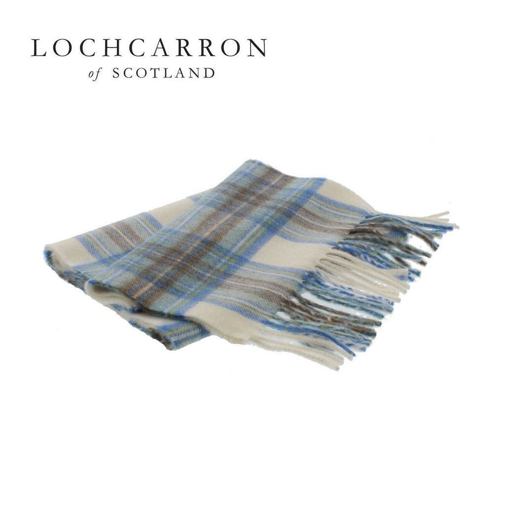 Écharpe En Laine Tartan Locharron Of Scotland - Unisexe Vert - Neuve Avec étiquettes - Fabriquée Au Royaume-Uni