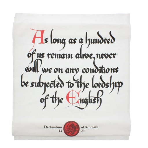 Declaration of Arbroath tea towel
