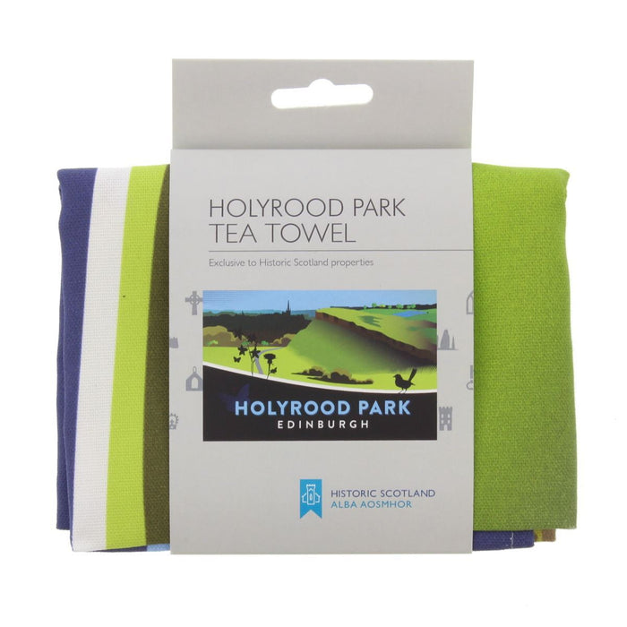 Holyrood Park tea towel