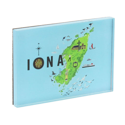 Iona Map Magnet