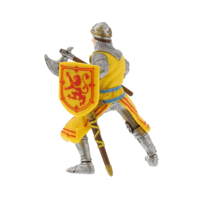 Robert the Bruce Figurine rear view showing shield