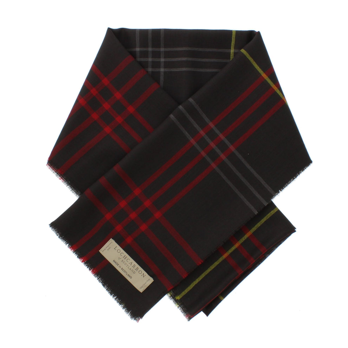 Exclusive Edinburgh Castle Tartan fine wool scarf — Historic Scotland Shop