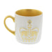 Crown Mug white with gold crown