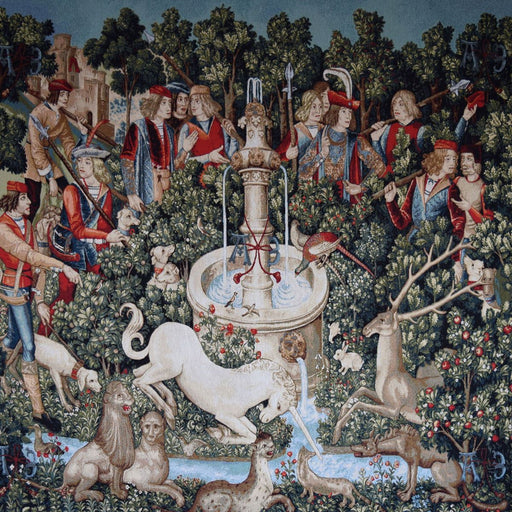 The Unicorn at the Fountain Tapestry - Extra Large