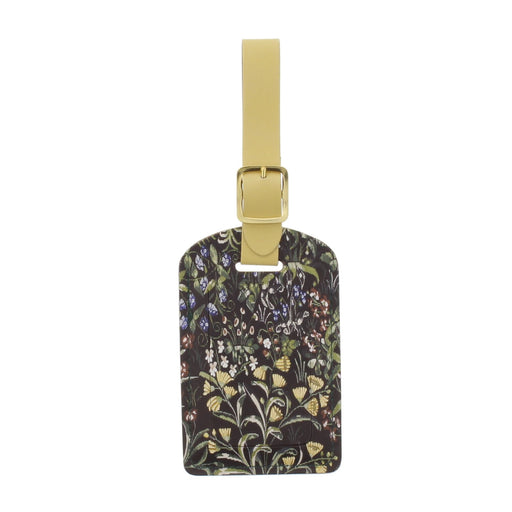 Stirling Tapestry Leather Luggage Tag