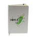 Iona map notebook with iona map illustration on the front cover