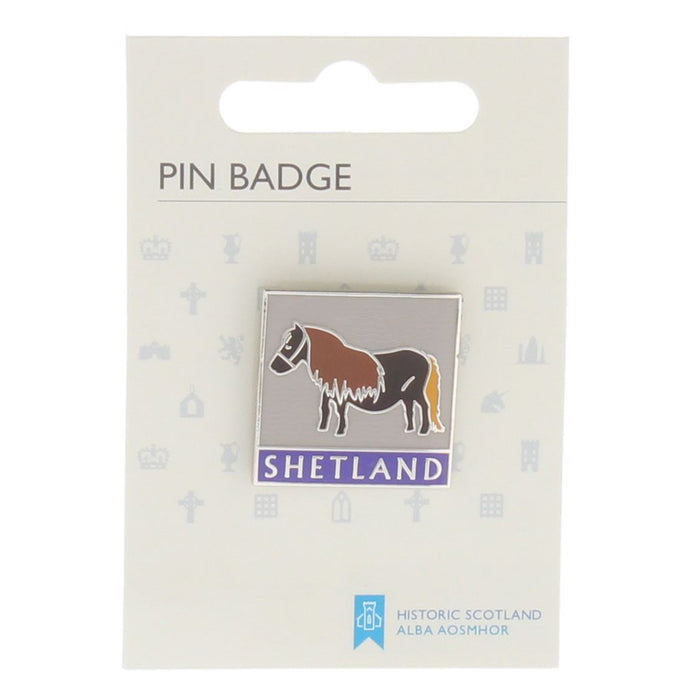 Shetland Pony Pin Badge