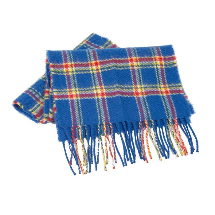 Abbot Bernard tartan lambswool scarf