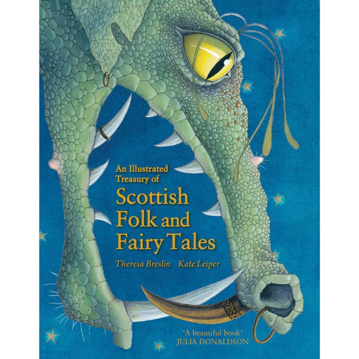 An Illustrated Treasury of Scottish Folk and Fairy Tales showing monster illustration on front