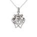 Mary Queen of Scots Twin Heart Necklace