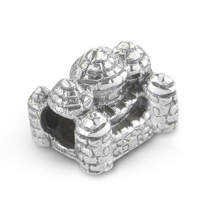 Sterling Silver Castle Charm