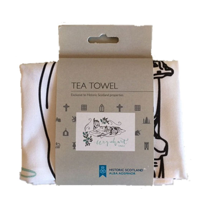 Urquhart Castle Christmas Tea Towel