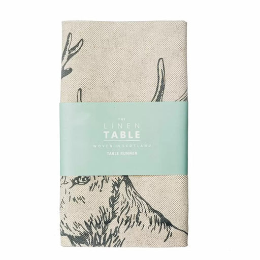 Stag Linen Table Runner packaging