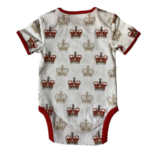 Royal Crown Babygrow with crown design, back