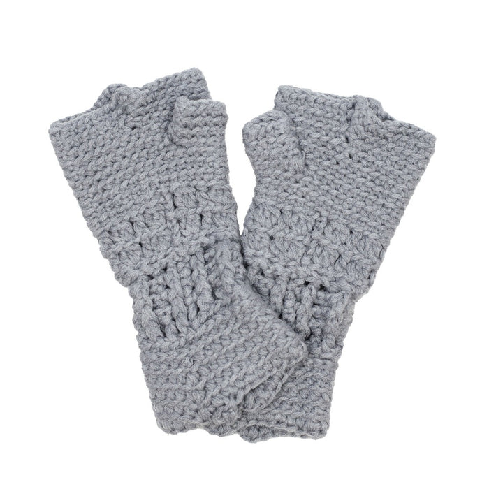 Knitted Gauntlet Gloves
