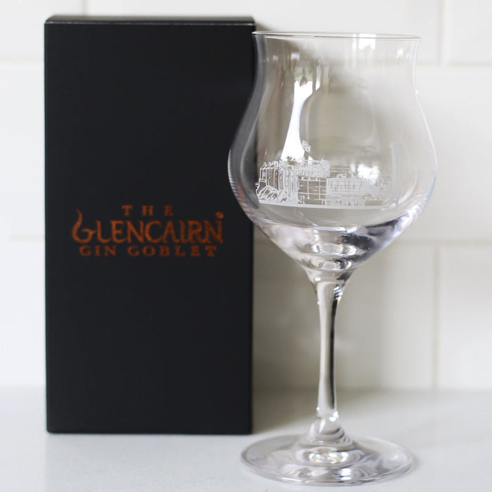 Edinburgh Castle Gin Goblet with box