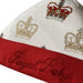 close up of Royal Crown Baby Hat featuring crown design
