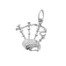 Ortak Sterling Silver Bagpipes Charm
