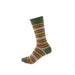 spruce green fairisle wool men's socks