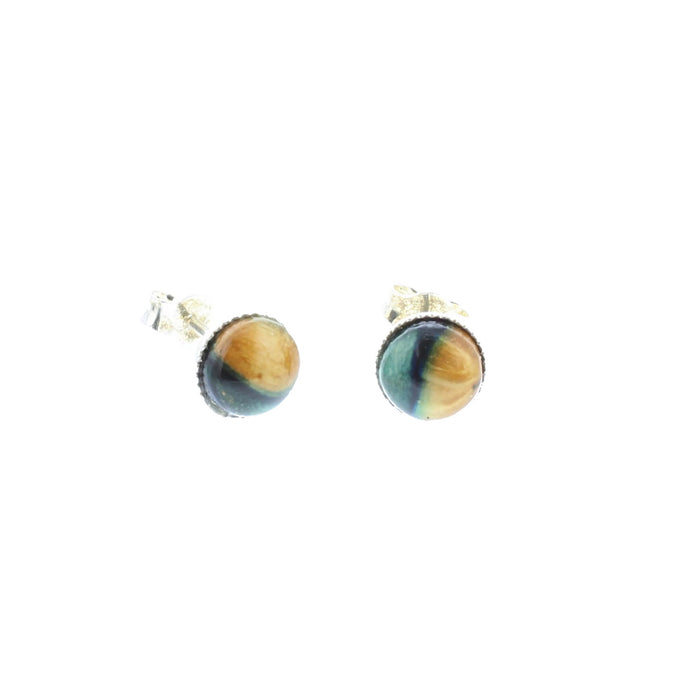 heather gems silver stud earrings made in scotland
