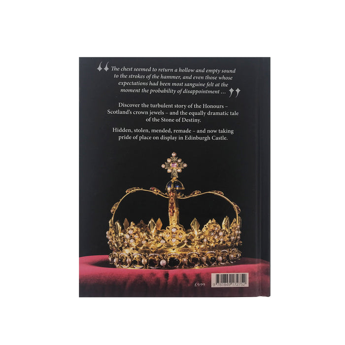 The honours of scotland book rear cover showing crown