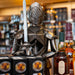 knight bottle holder shop in shop setting next to bottle of whisky