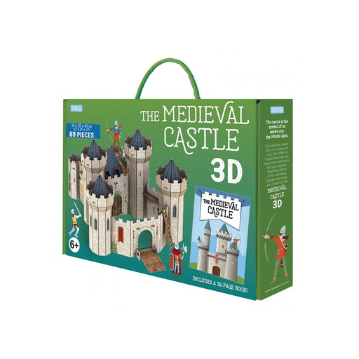 children's medieval castle 3d model box