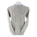 Oatmeal Aran Sweater shown on model with chunky cable knit