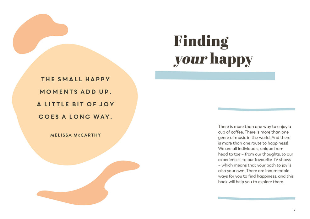 secret to happiness book inner page example